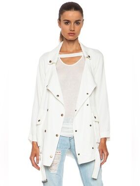 CURRENT/ELLIOTT "The Infantry Jacket" in Dirty White (Size 1)